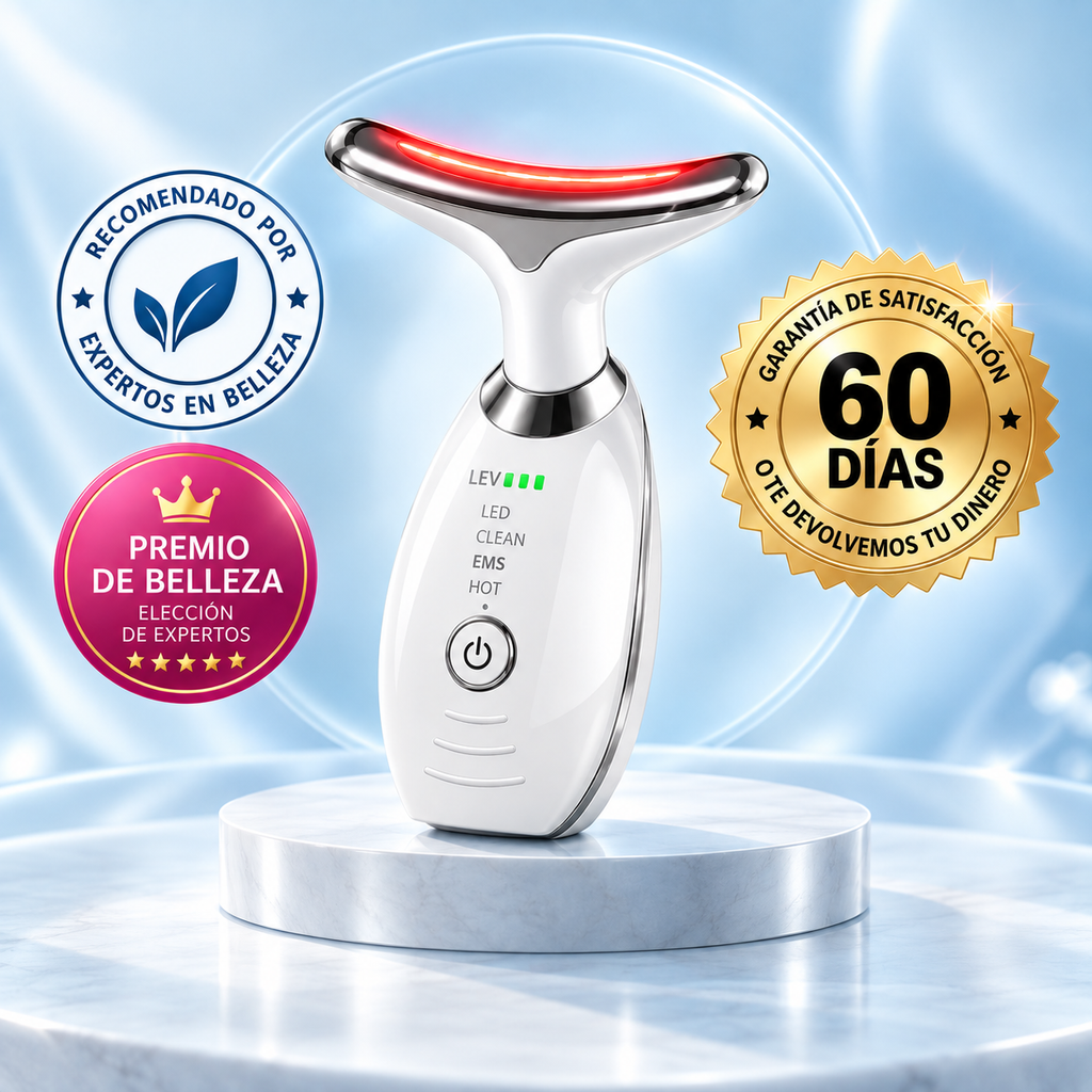 Masajeador Con Terapia de Luz Roja: Brazos, Rostro y Cuello