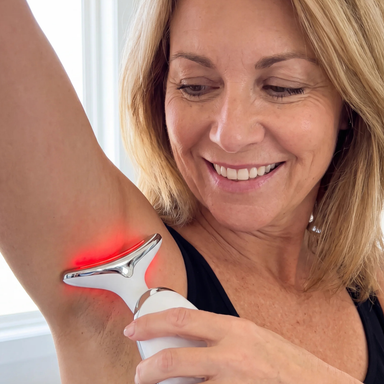 Masajeador Con Terapia de Luz Roja: Brazos, Rostro y Cuello